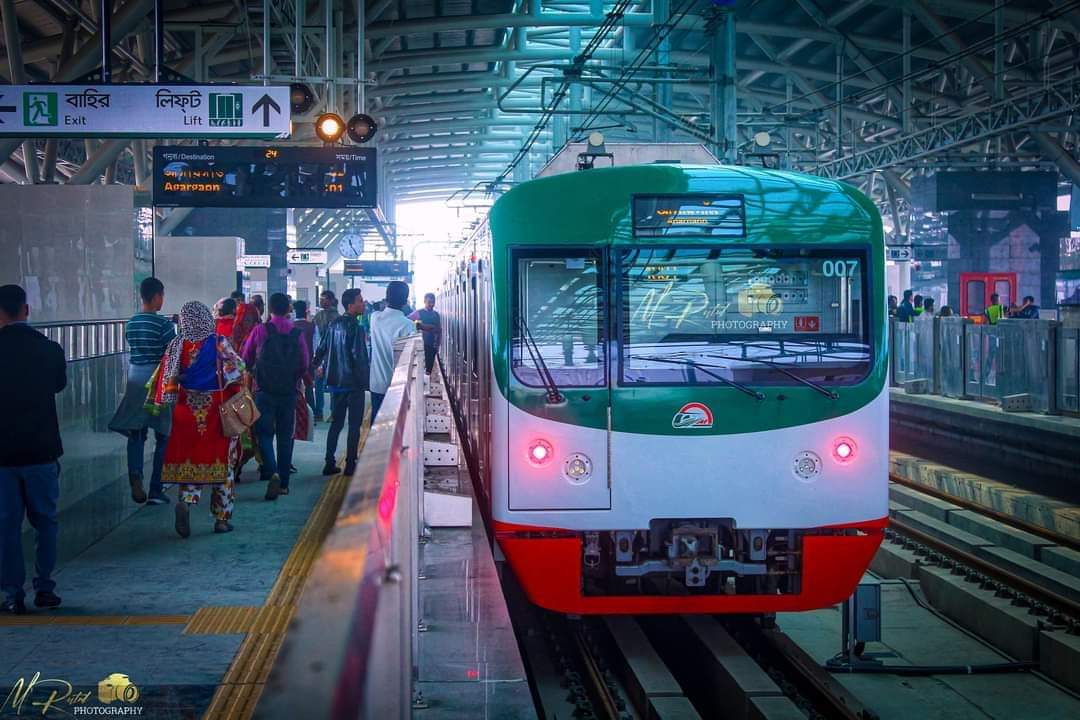 মেট্রোরেলের উত্তরা সেন্টার স্টেশন চালু, বাকি রইলো ৫টি