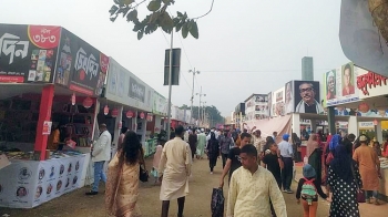 ছুটির দিনে জমে উঠেছে অমর একুশে বইমেলা
