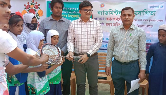 মুুজিবনগরে শিশু কিশোর প্রতিযোগিতার উদ্বোধন