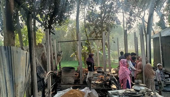ধুনটে আগুনে পুড়লো কৃষকের ঘর