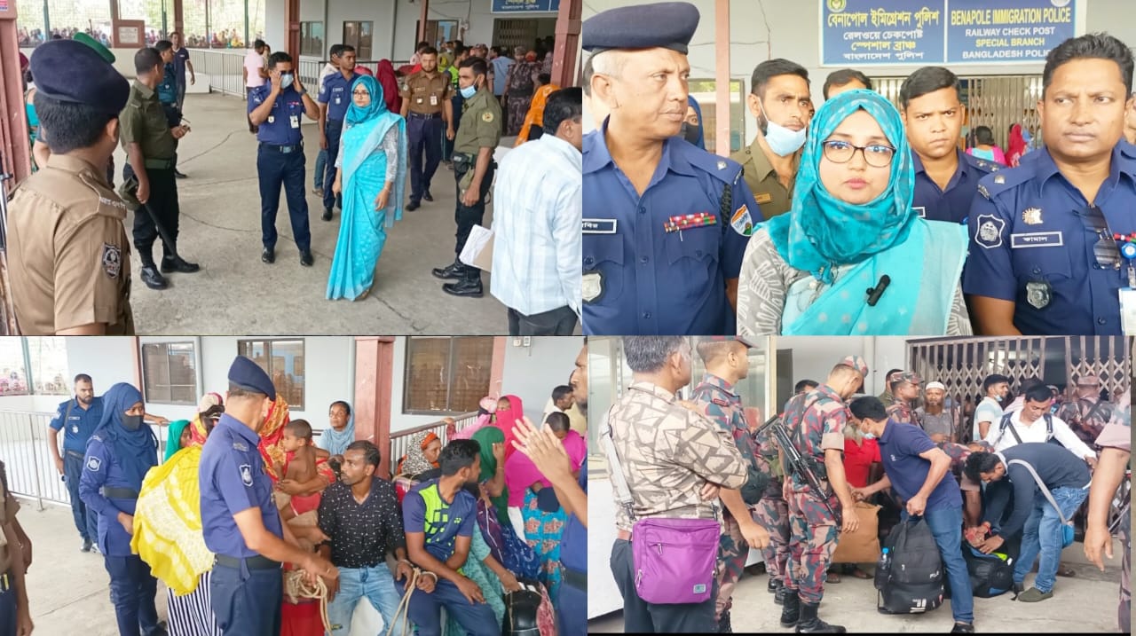 খুলনা-কোলকাতা ‘বন্ধন এক্সপ্রেস’ ট্রেনে যৌথ বাহিনীর অভিযানে লক্ষাধিক টাকার পন্যসহ আটক-৫