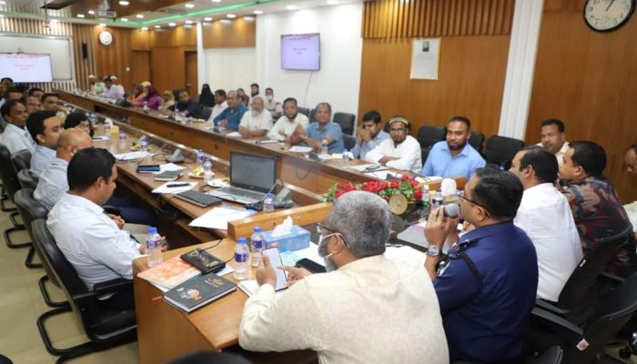 চুয়াডাঙ্গা জেলার আইন-শৃঙ্খলা কমিটির মাসিক সভা অনুষ্ঠিত
