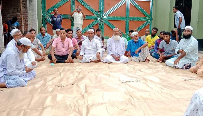 গোমস্তাপুরে মের্সাস ফিন্টু অটো রাইস মিলে আলোচনা সভা ও দোয়া মাহফিল