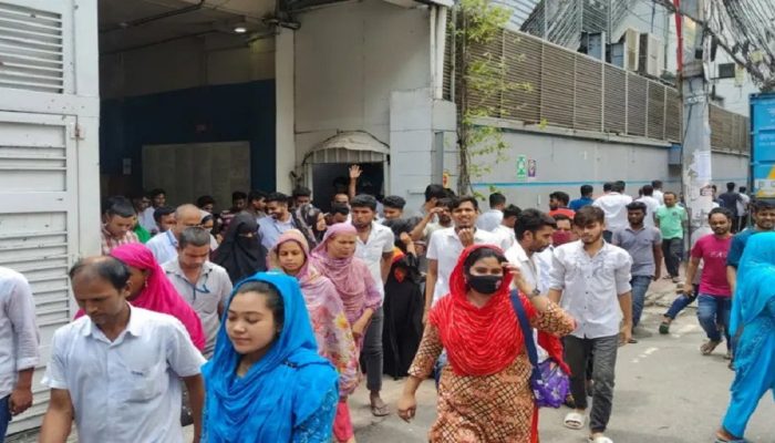 নিরাপত্তার স্বার্থে আশুলিয়ায় ৭৯ পোশাক কারখানায় সাধারণ ছুটি