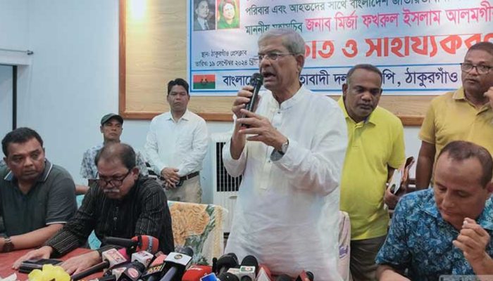 সেনাবাহিনীকে বিচারিক ক্ষমতা দেয়ার মানে প্রশাসন ব্যর্থ হচ্ছে: ফখরুল