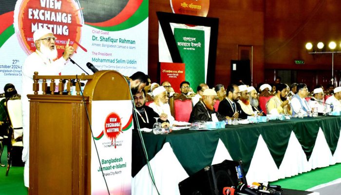 ৫ অগাস্টের পর হত্যা হয়নি, কিছুই হয়নি: জামায়াতের আমির