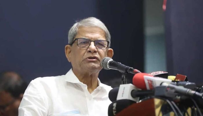 ফ্যাসিবাদ কিন্তু মাথাচাড়া দিয়ে উঠতে শুরু করেছে: মির্জা ফখরুল
