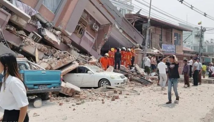 ভূমিকম্প: মিয়ানমারে নিহত বেড়ে ১৪৪