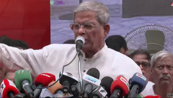 গণতন্ত্র ফিরিয়ে আনার একমাত্র পথ নির্বাচন: মির্জা ফখরুল