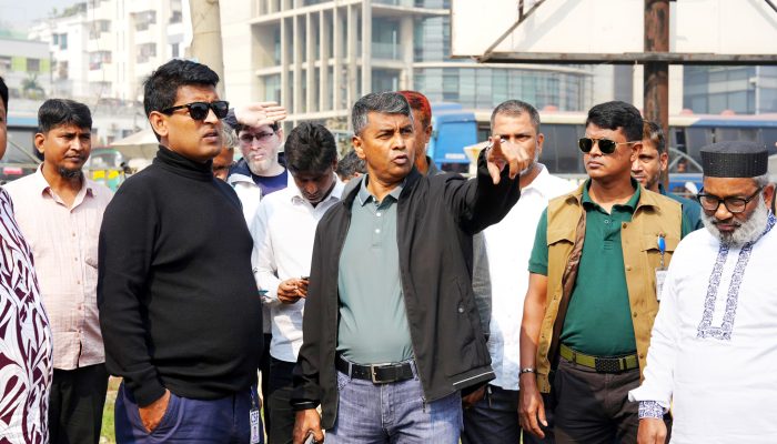 তারেক রহমানের আগমন উপলক্ষে মাঠ পরিদর্শনে ঢাকা-১৮ এর ‘ধানের শীষের’ প্রার্থী এস এম জাহাঙ্গীর