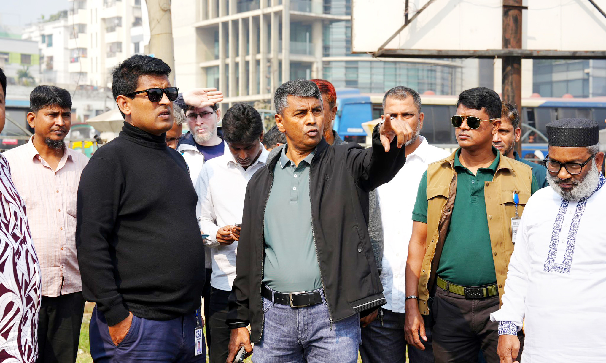 তারেক রহমানের আগমন উপলক্ষে মাঠ পরিদর্শনে ঢাকা-১৮ এর ‘ধানের শীষের’ প্রার্থী এস এম জাহাঙ্গীর