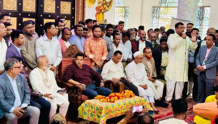 দীপু ভূঁইয়া উপস্থিতিতে বিংরাবো ইসকন মন্দিরে খালেদা জিয়ার জন্য বিশেষ প্রার্থনা