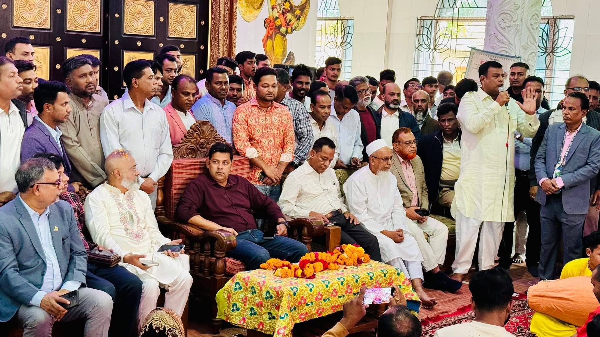 দীপু ভূঁইয়া উপস্থিতিতে বিংরাবো ইসকন মন্দিরে খালেদা জিয়ার জন্য বিশেষ প্রার্থনা