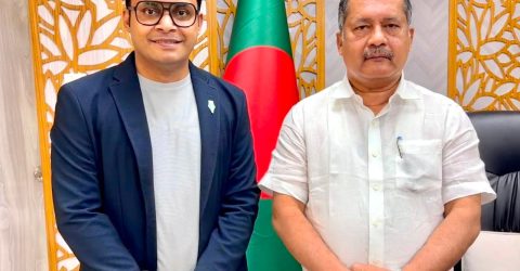 তথ্য ও সম্প্রচার মন্ত্রী এবং প্রতিমন্ত্রীর সঙ্গে বাংলাদেশ প্রেস ক্লাব ইউএই সভাপতির সাক্ষাৎ